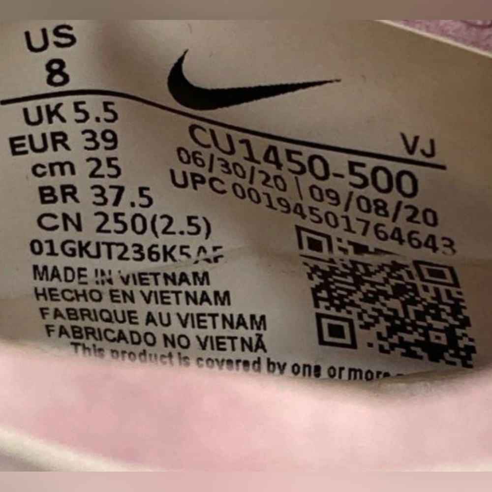 Nike Fontanka Edge ‘Light Arctic Pink’ Sneakers Size 8 MSRP $140 - Picture 11 of 12